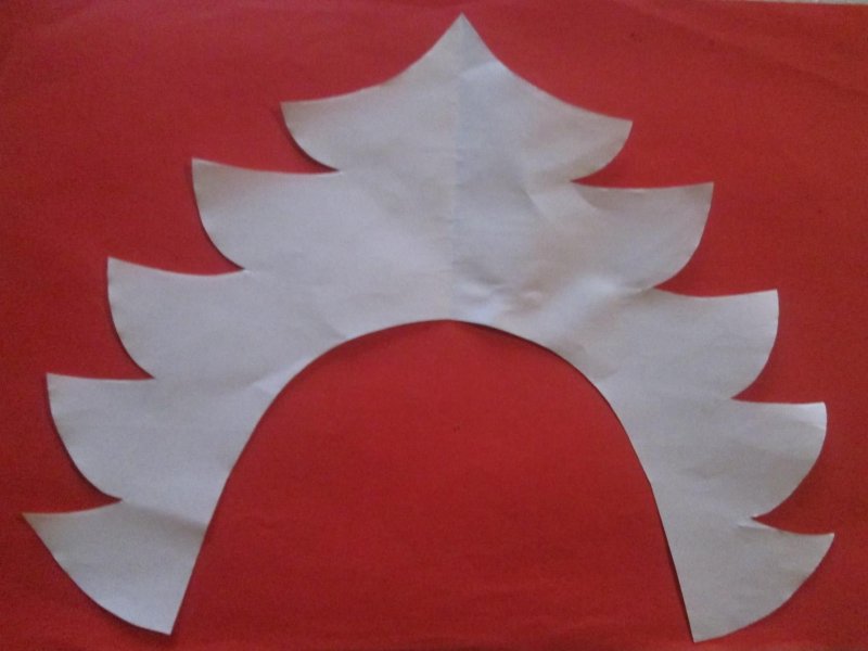 Лекало кокошника