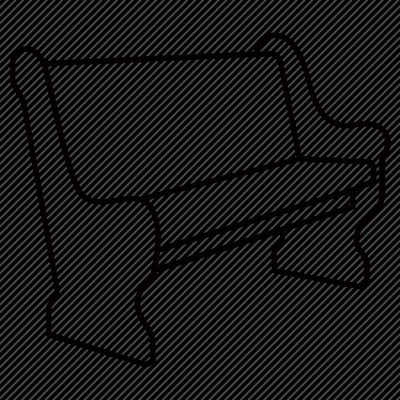 Скамейка раскраска для детей