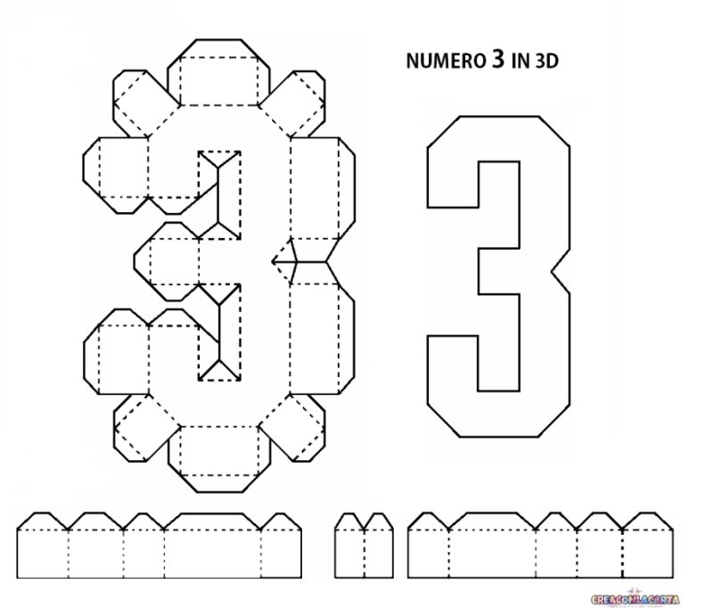 Развёртка буквы з