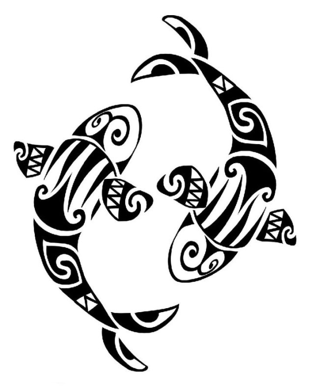 Тату Полинезия Овен