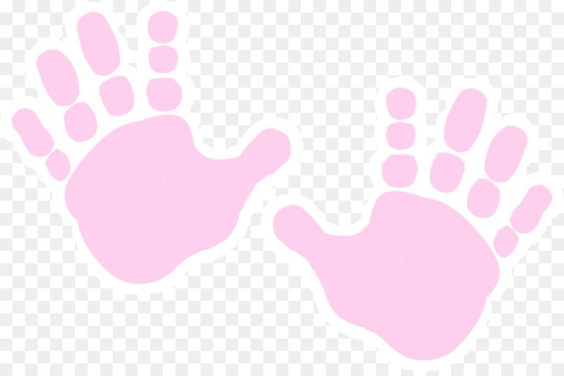 Отпечаток ручки ребенка