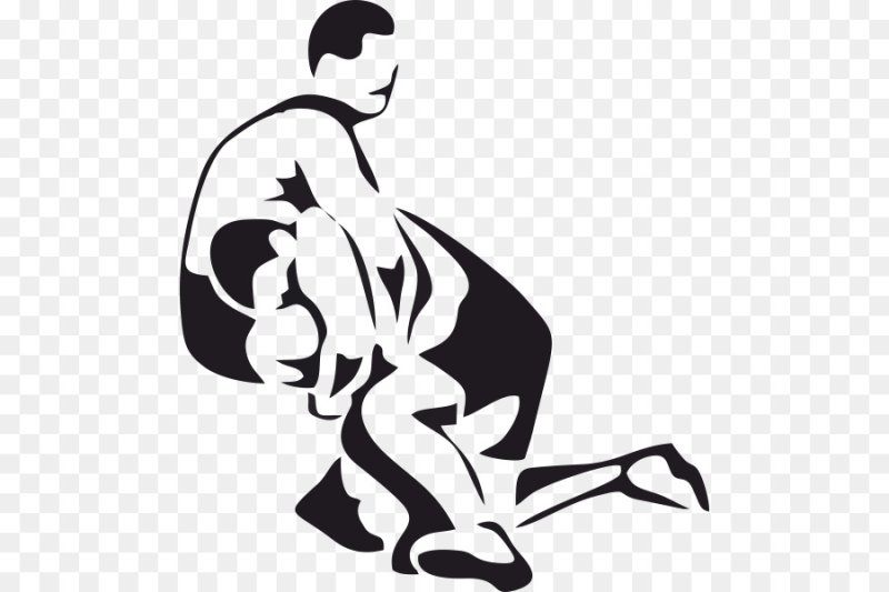 Греко-Римская борьба силуэты вектор