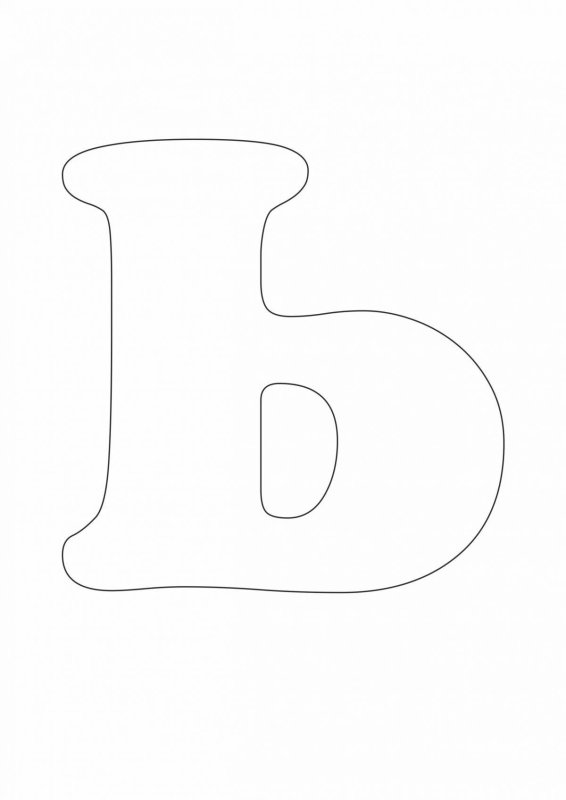 Трафарет букв для вырезания