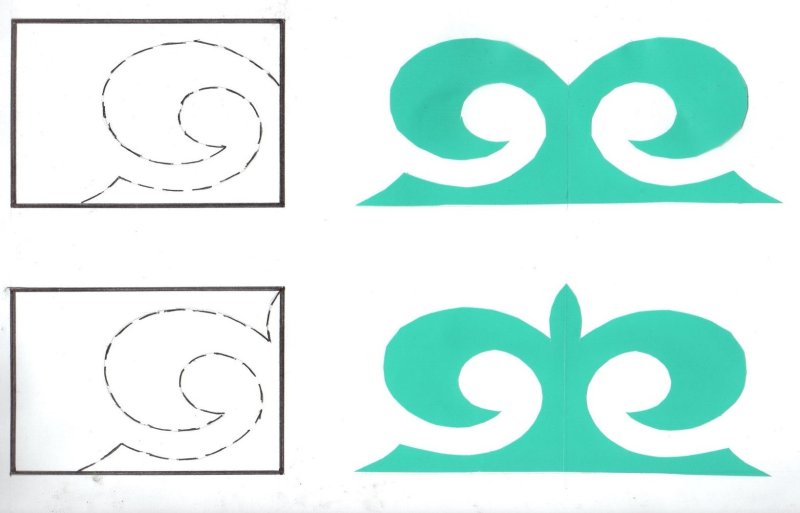 Казахские орнаменты на тюбетейку для детей