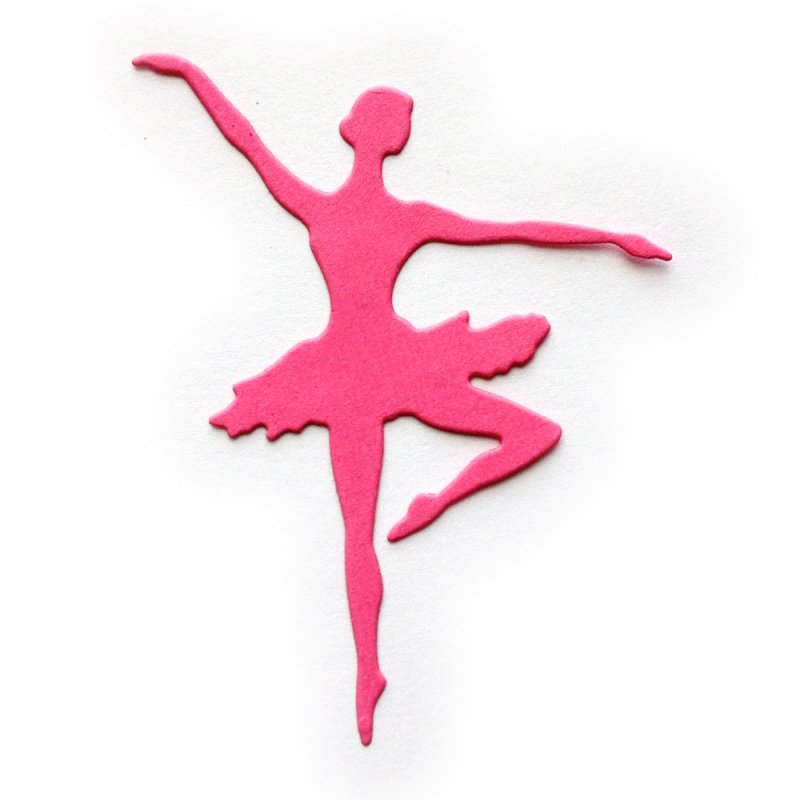 Балерины из бумаги цветные