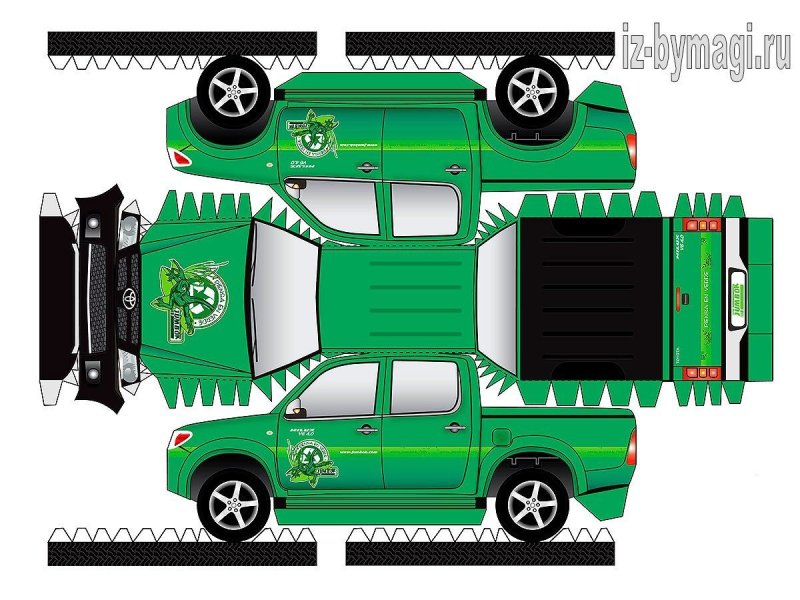 Развертка Нива 2121