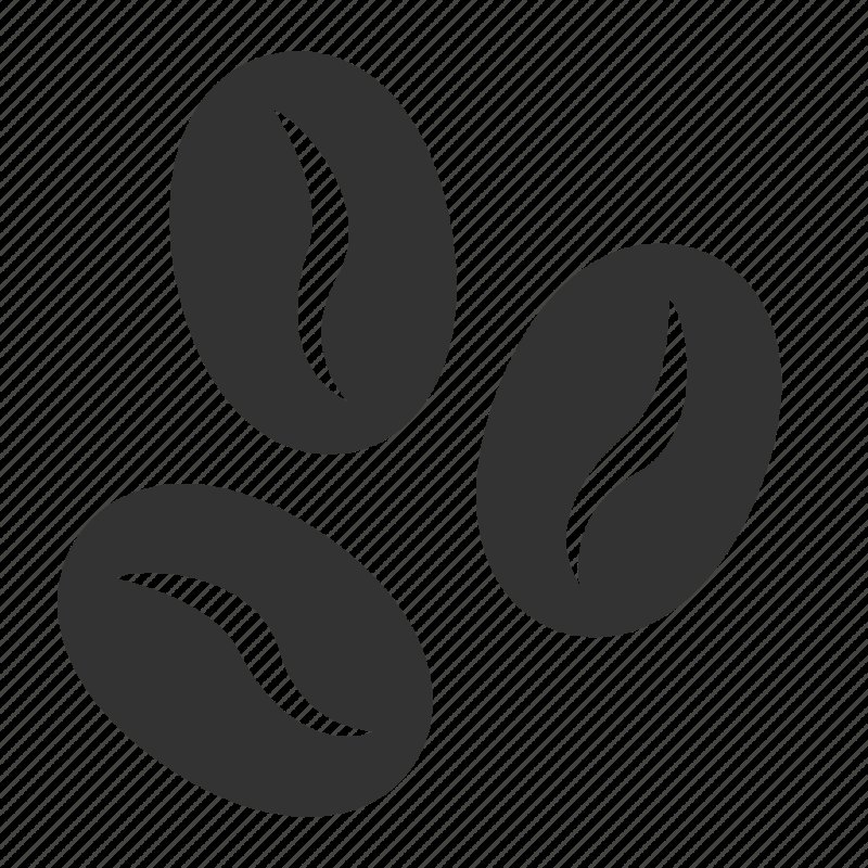 Кофейное зерно силуэт