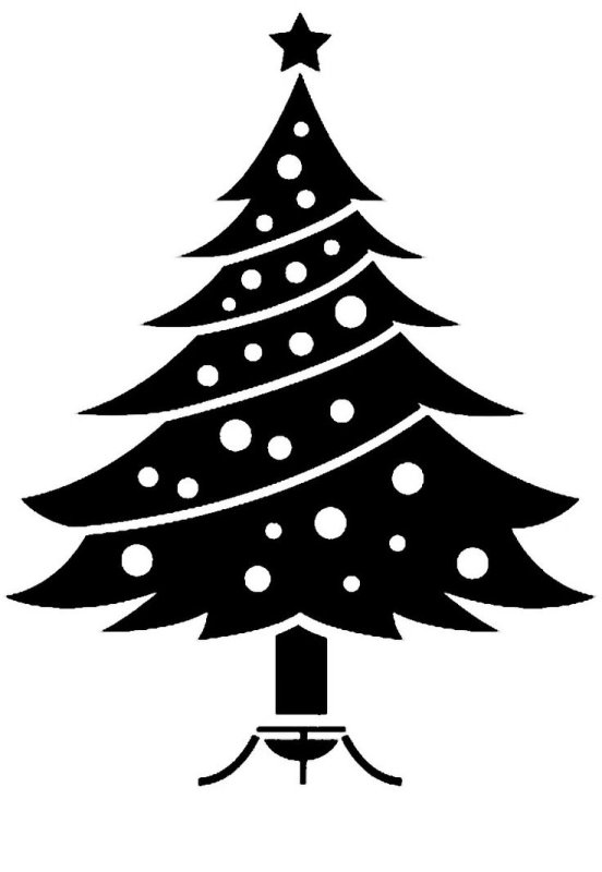 Елка на окно