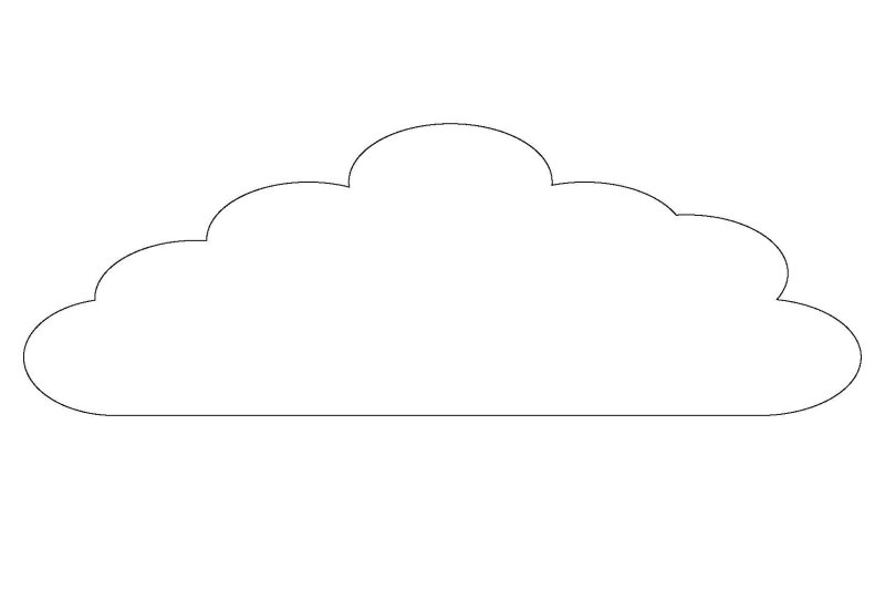 Облако макет