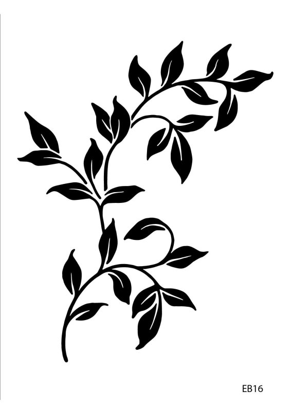 Трафарет "цветы"