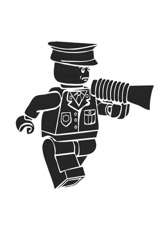 Трафареты лего для декора