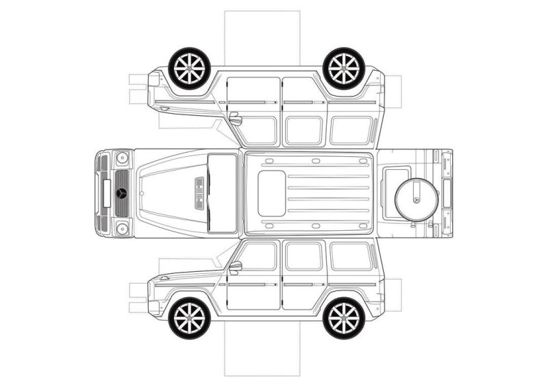 Мерседес Бенц g63 чертежи