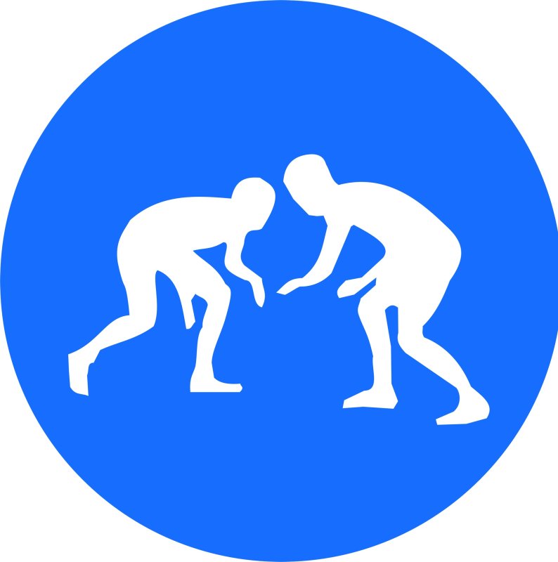 Значок вольной борьбы