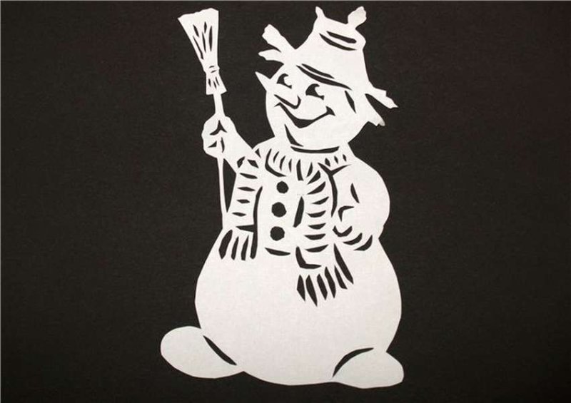 Новогодние фигурки на окна