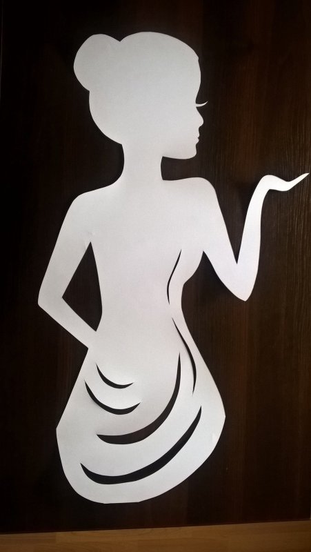 Силуэты для вырезания из бумаги