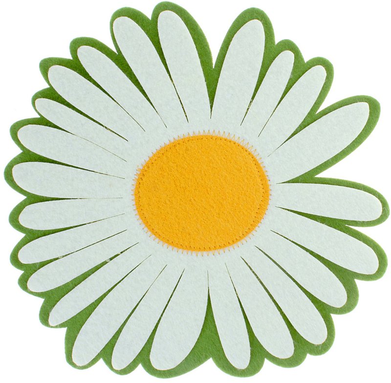 Ромашка трафарет