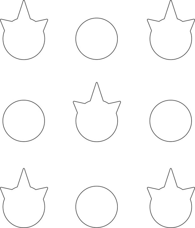 Трафареты для макаронс фигурные