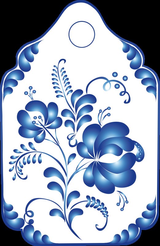 Гжельская роспись узоры для начинающих