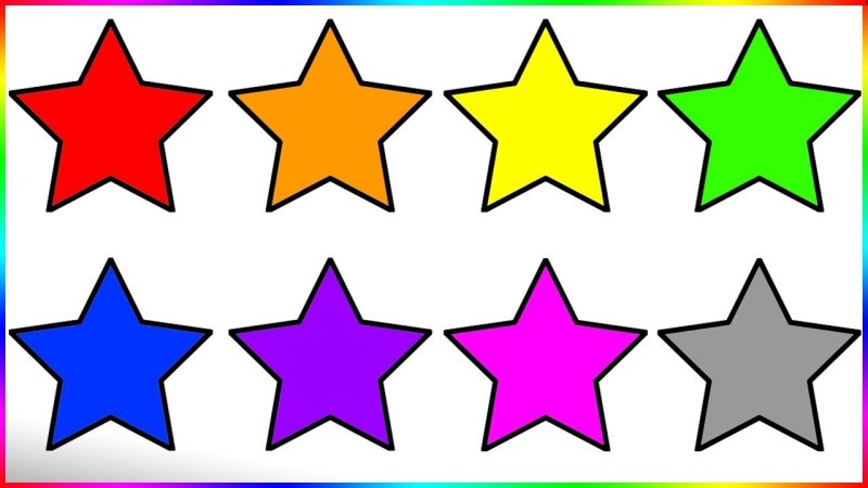 Цветные звезды