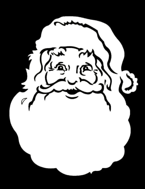 Дед Мороз на окно