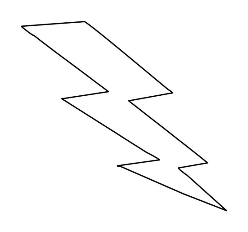 Молния рисунок