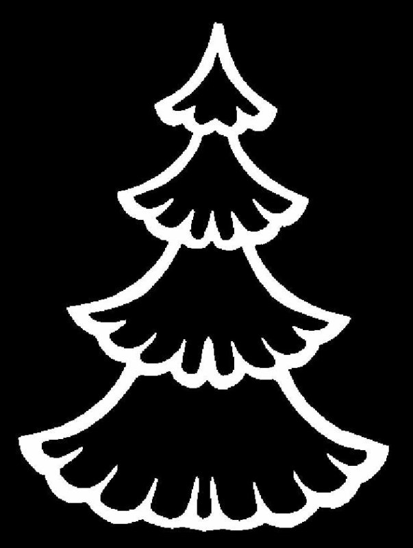 Елка на окно