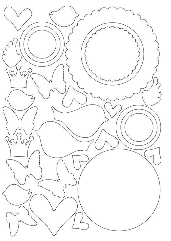 Заготовки для скрапбукинга