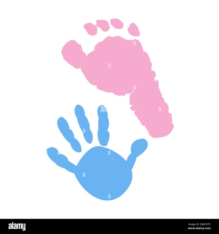 Отпечатки новорожденного