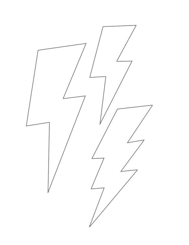 Молния рисунок