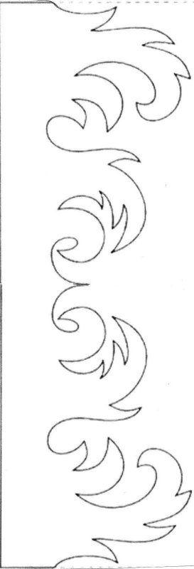 Узоры на окна вырезать