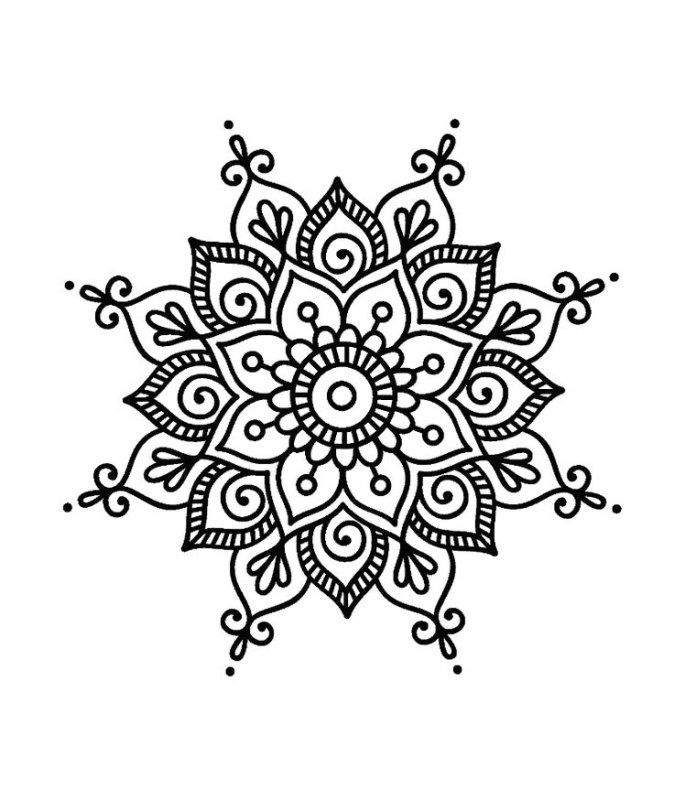 Узоры мандалы