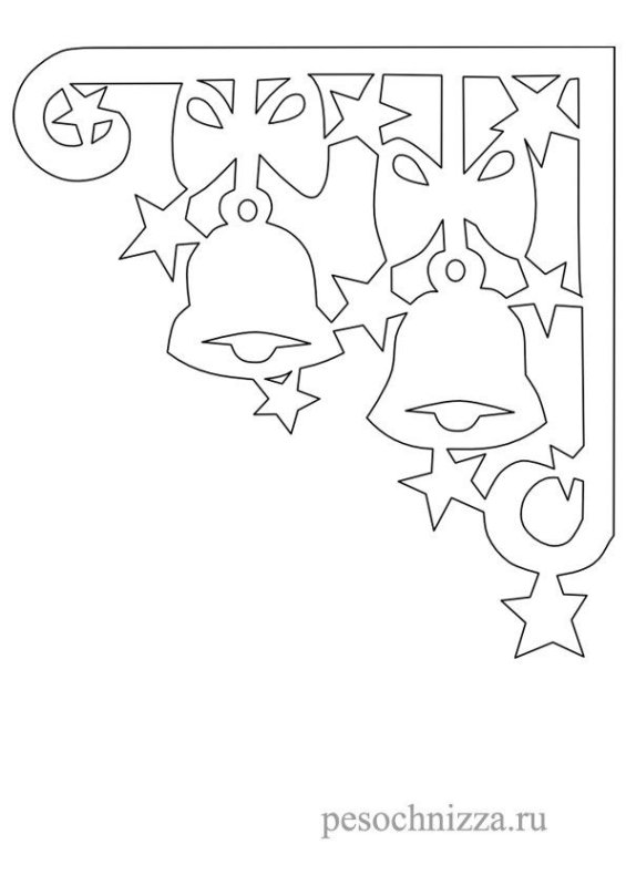 Новогодние трафареты на окн