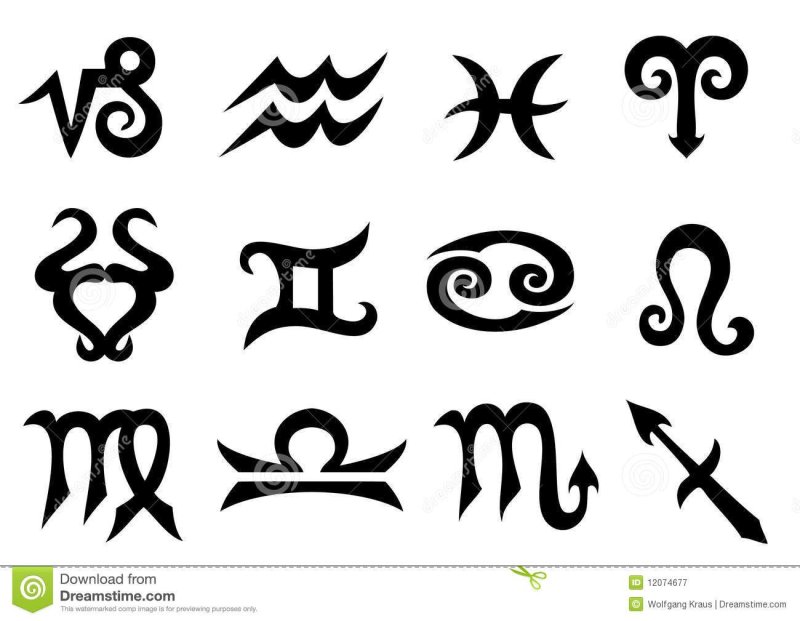 Знаки зодиака тату эскизы