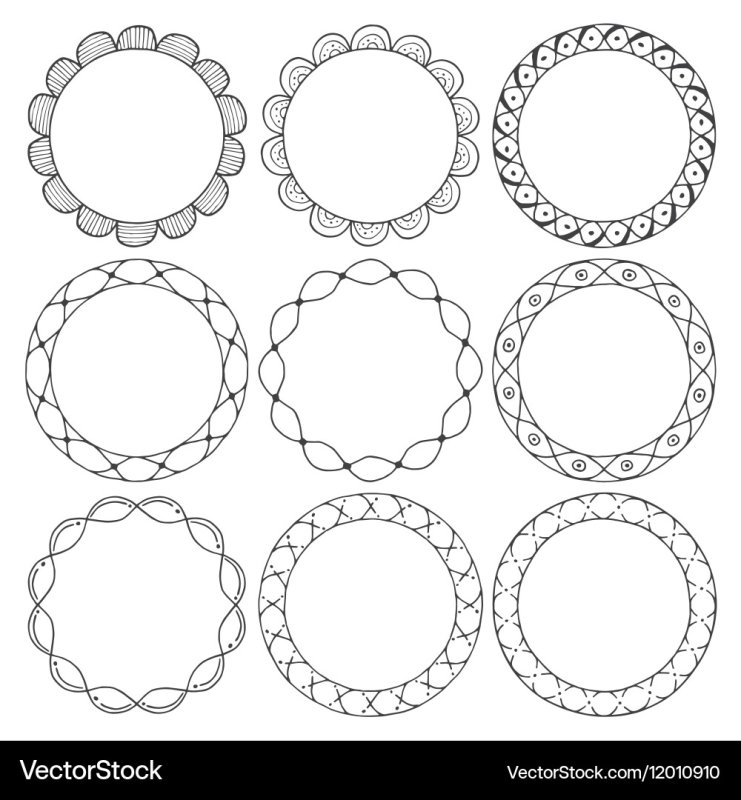 Круглый узор