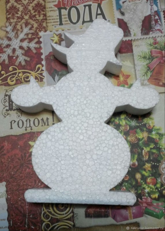 Новогодние из пенопласта