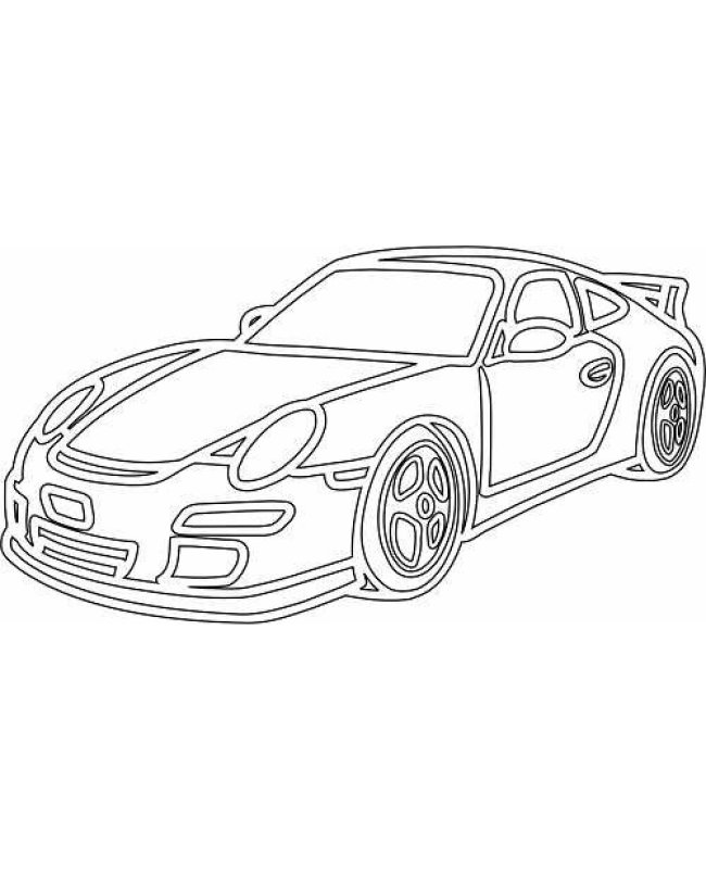 Порше трафарет