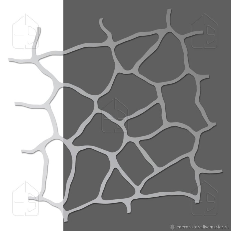 Трафарет камня для декора стен