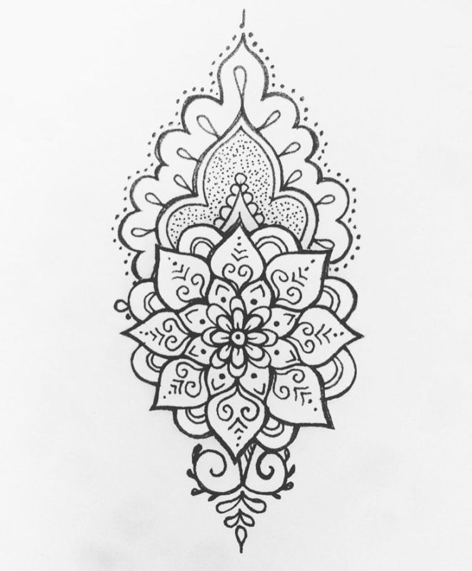 Мехенди Мандала