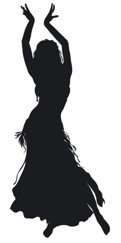 Силуэт девушки