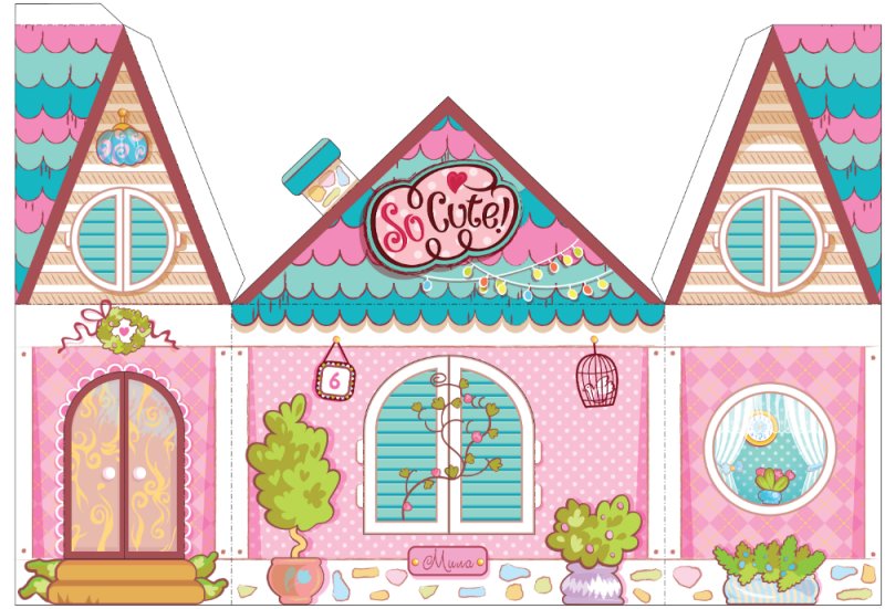 Домик для вырезки