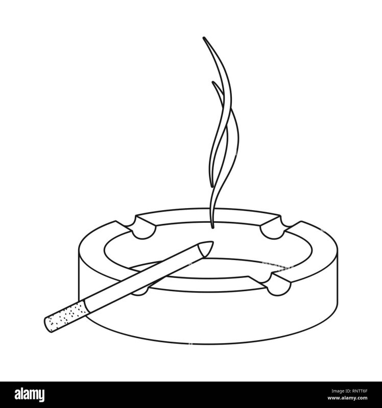 Пепельница значок