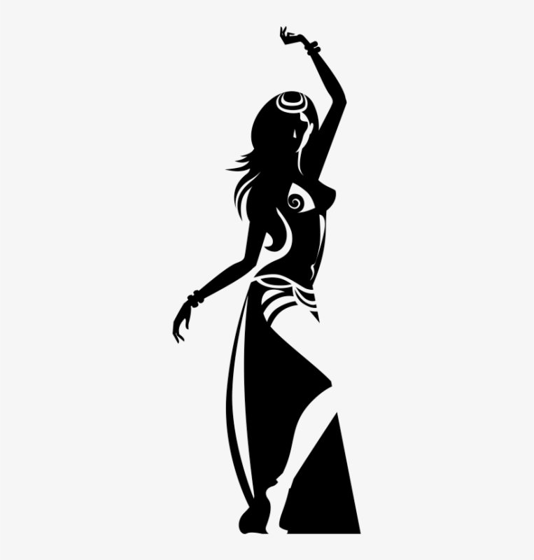 Восточный танец силуэт