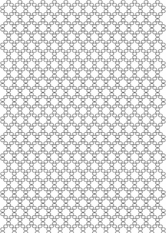 Бисерная сетка схема