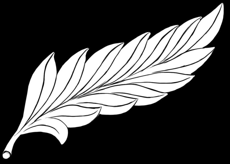 Трафарет ветки