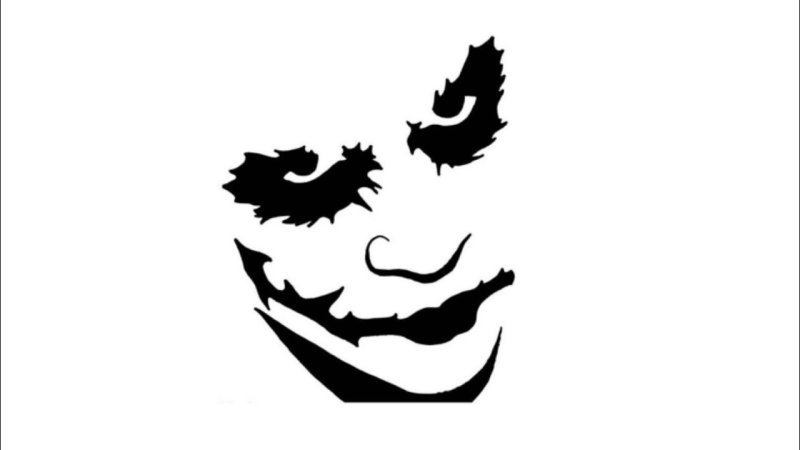 Джокер наклейка