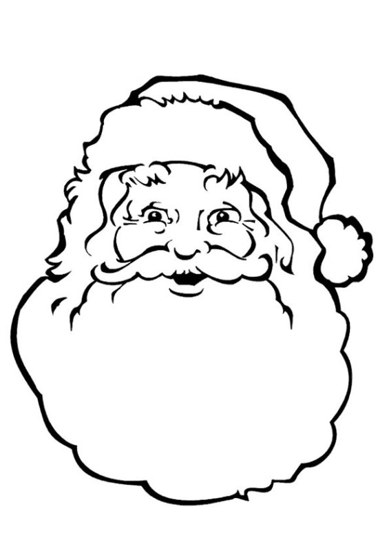 Лицо Деда Мороза