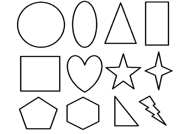 Геометрические фигуры для дите