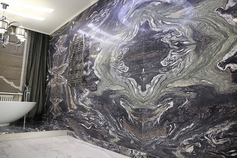 Панели под мрамор для внутренней отделки стен