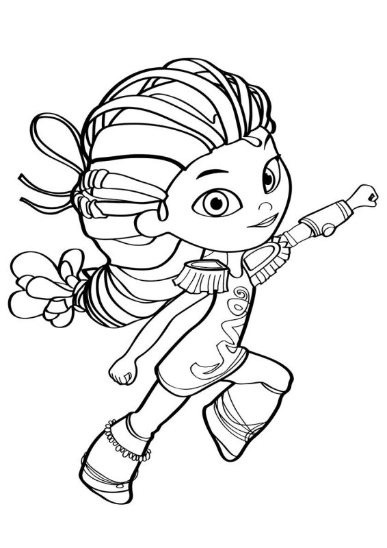 Раскраски сказочный патруль девочки Варя