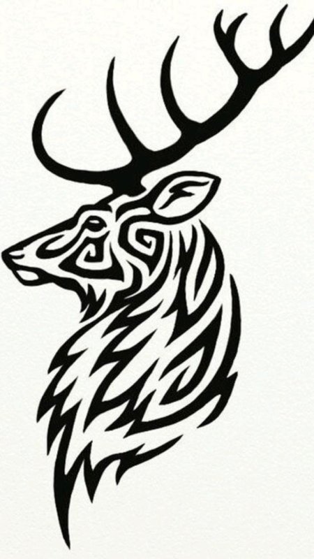 Олень для выжигания